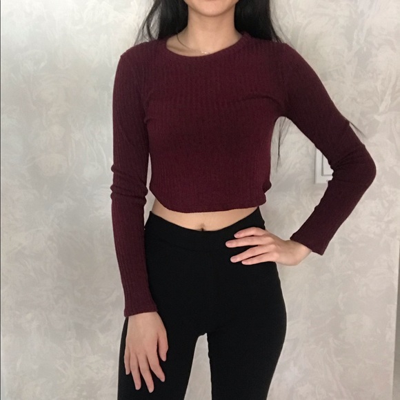 Tops - Red crop top